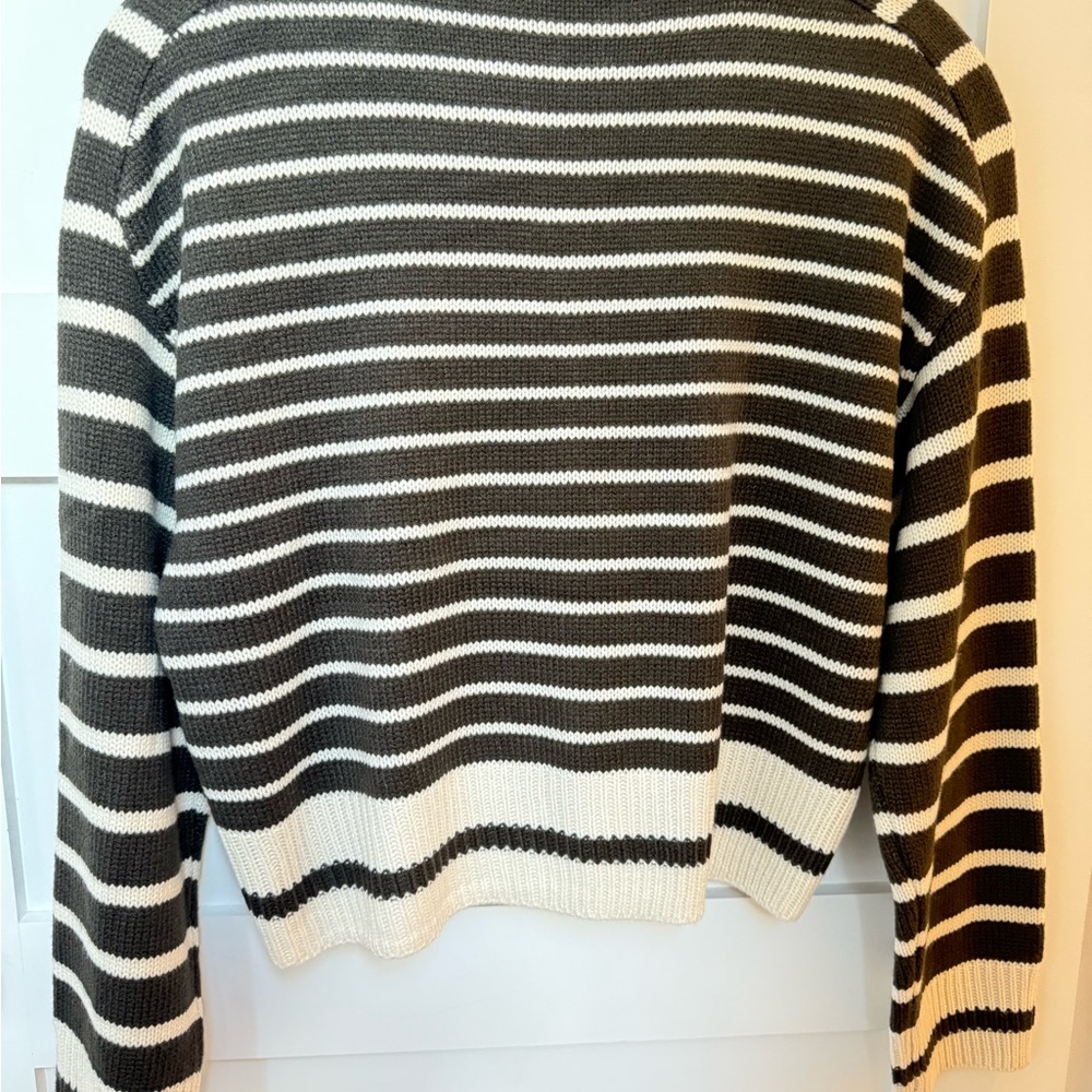 Striped Crew Neck Sweater - Picture 2 of 3